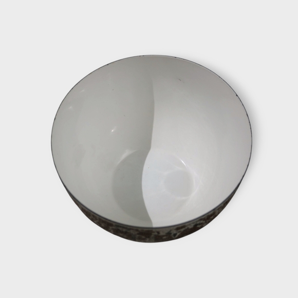 Vintage Arabia Finel Kaj Franck 'Ritari' Medieval Troubadour Enamel Bowl Finland - Picture 5 of 13